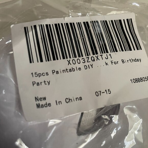 15-Pack DIY Paintable Kids Cat Masks - Picture 2 of 8